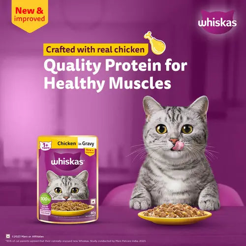 Whiskas Cat Gravy - Ocean Fish Flavor, 80g