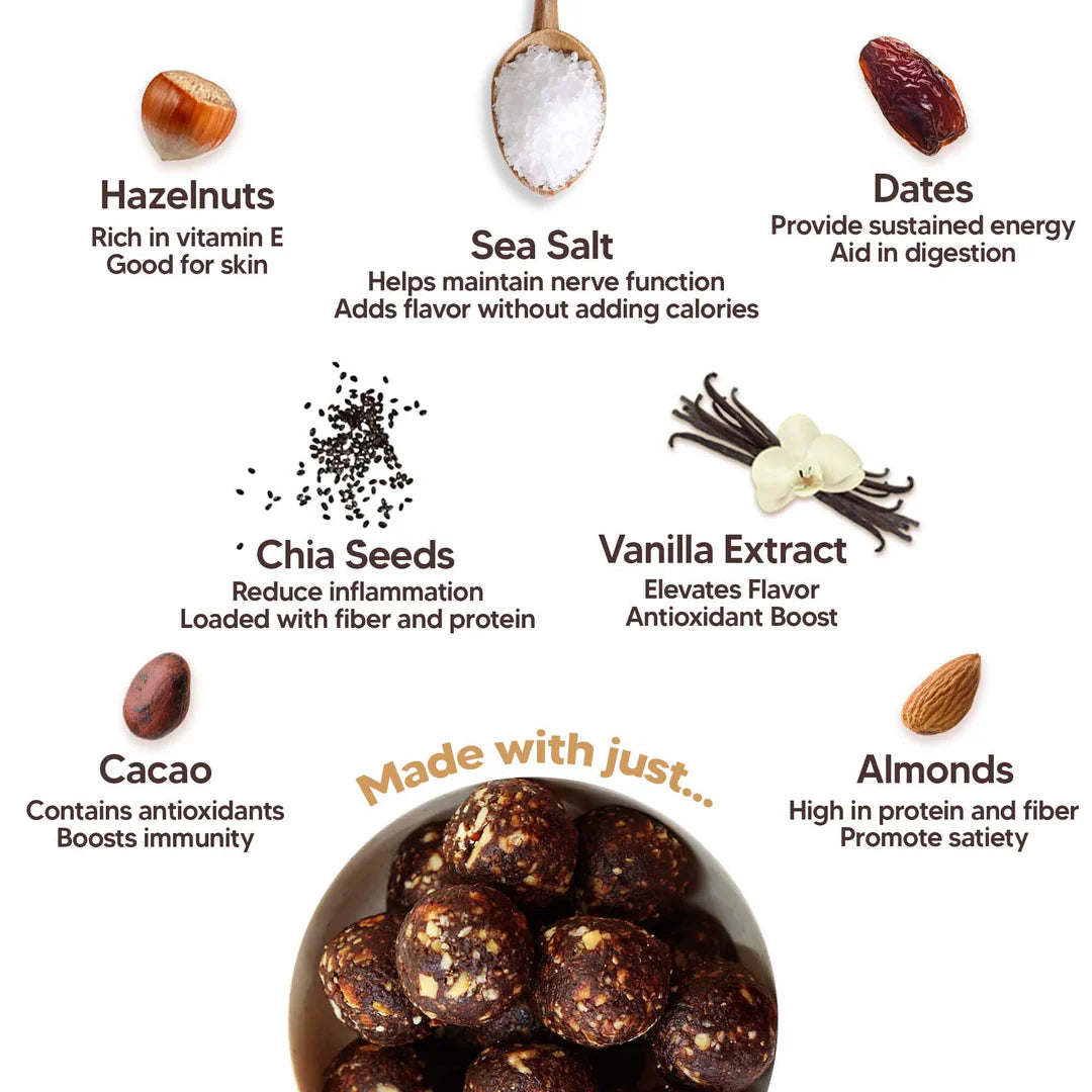 Peanut Chocolate Laddoos - No Added Sugar