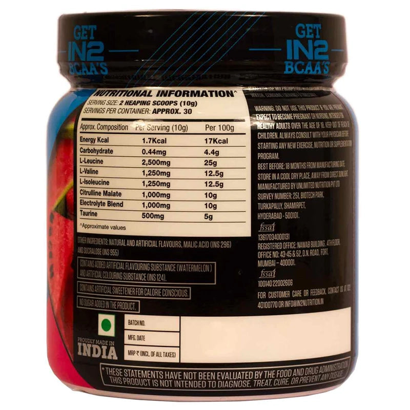 IN2 BCAA, 300g