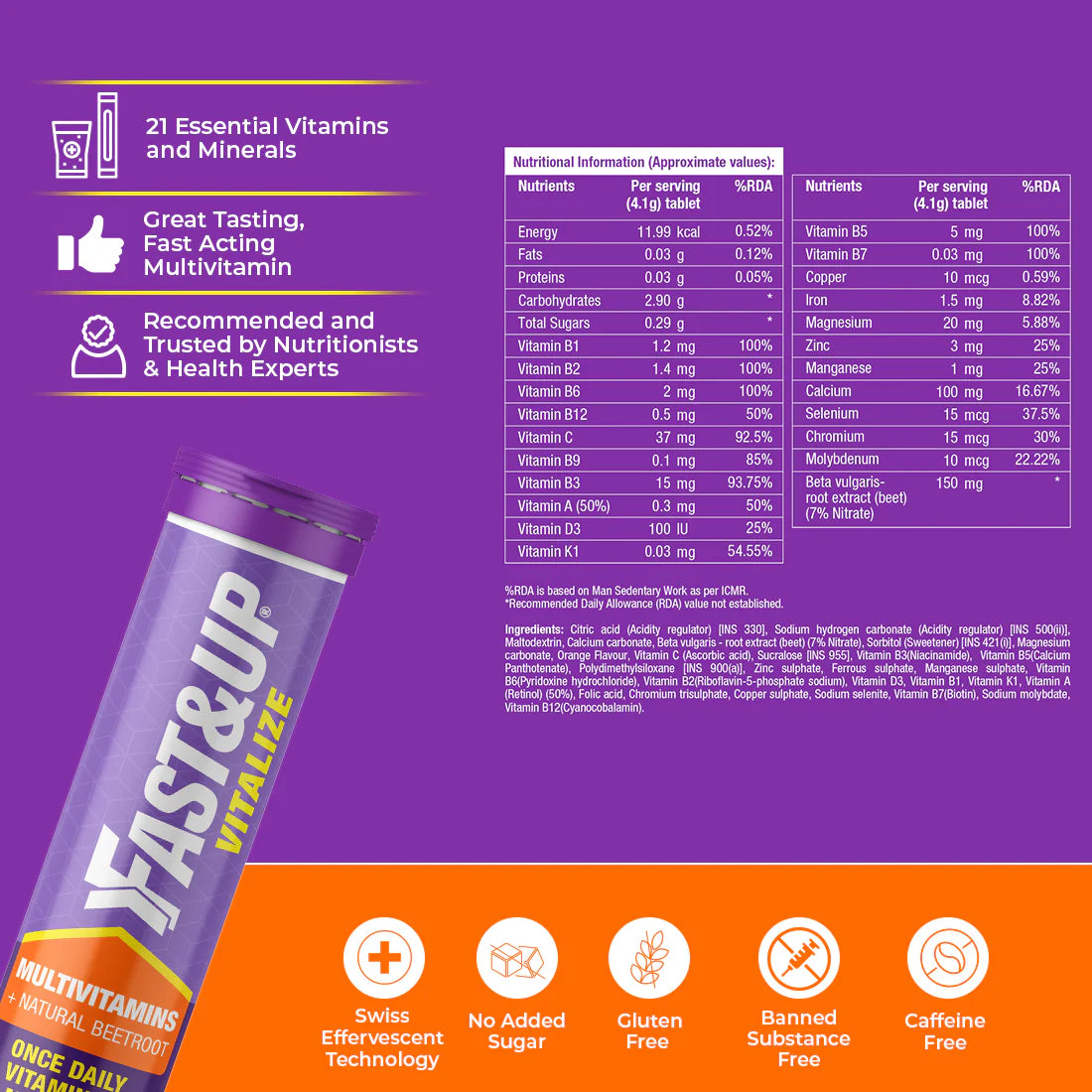 Fast&Up Vitalize - Multivitamins