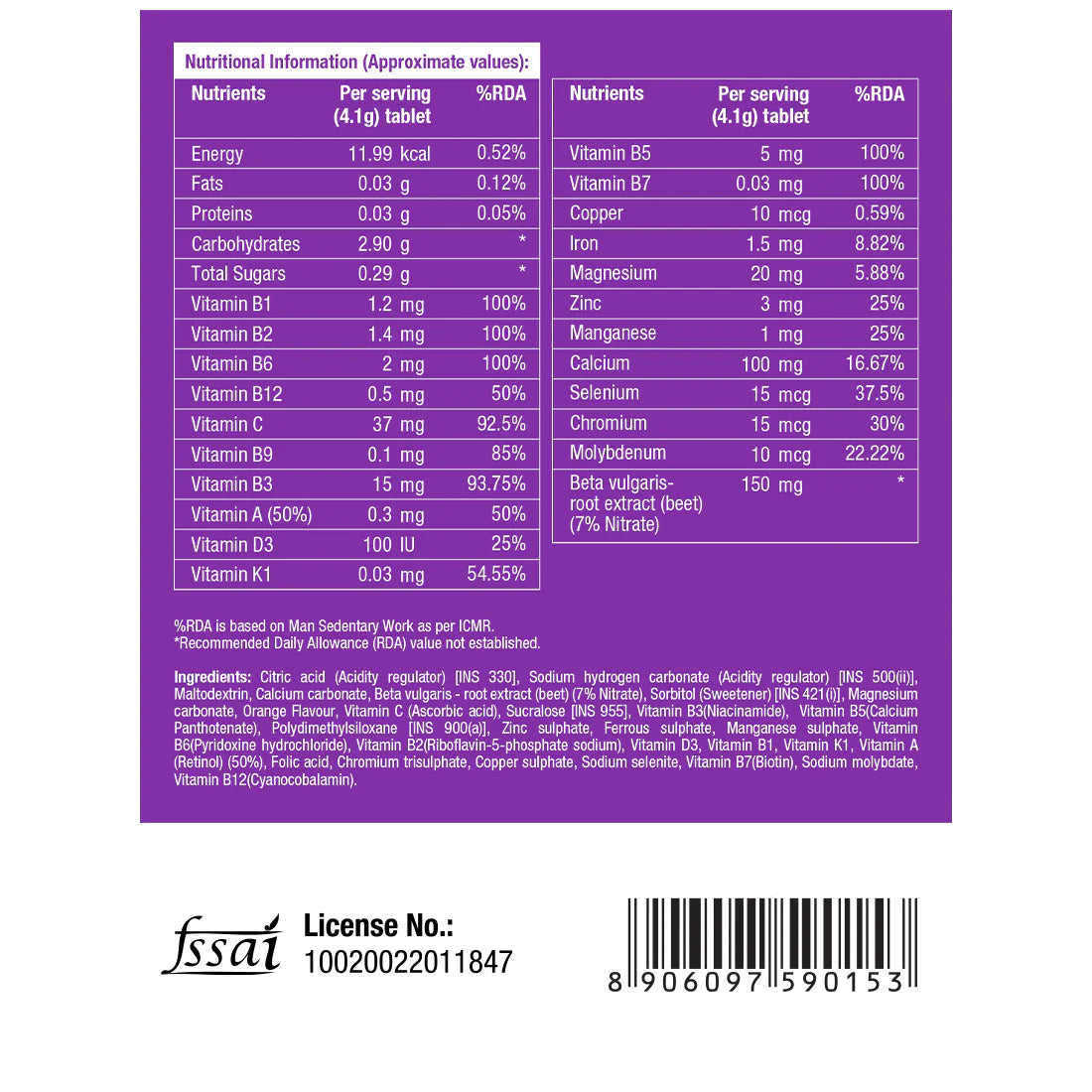 Fast&Up Vitalize - Multivitamins