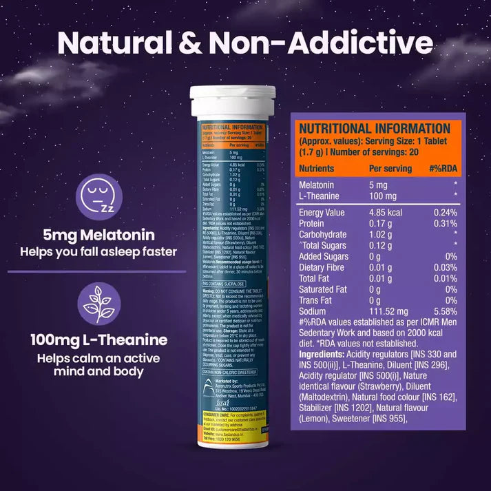 Fast&Up Melatonin 5 mg
