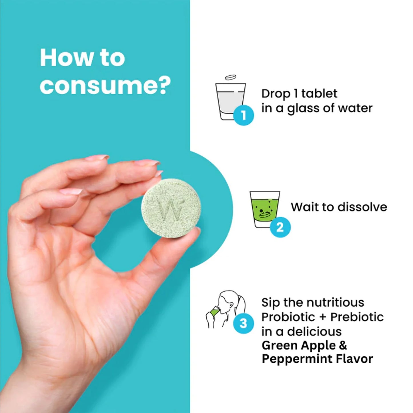 Wellbeing Nutritoin Probiotic + Prebiotic Tabs
