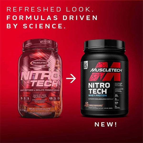 MuscleTech NitroTech Whey Protein, 1.81kg