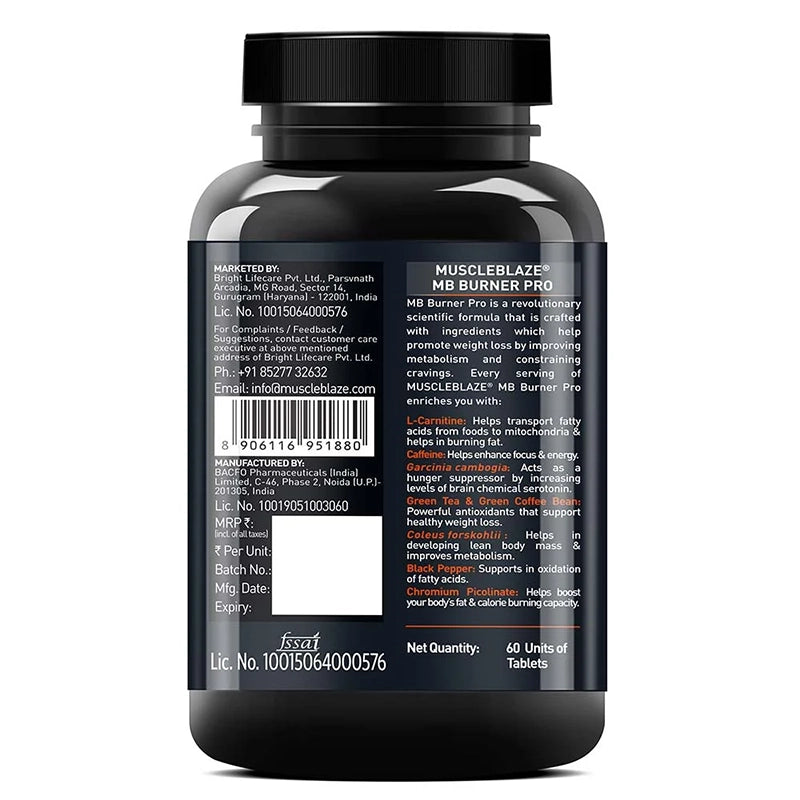 MuscleBlaze MB Fat Burner PRO