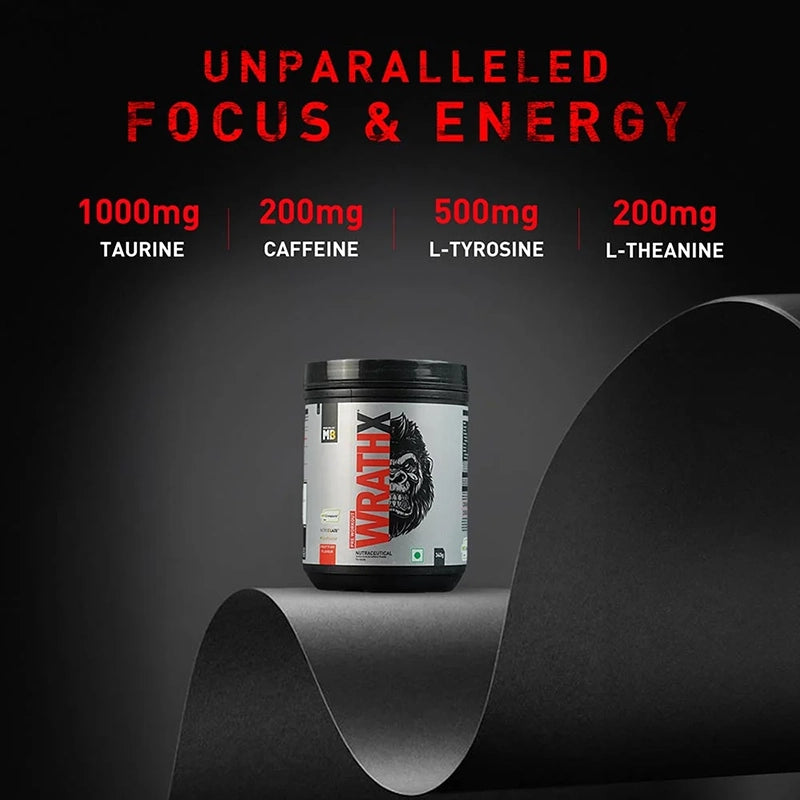 MuscleBlaze Pre Workout WrathX, 340g