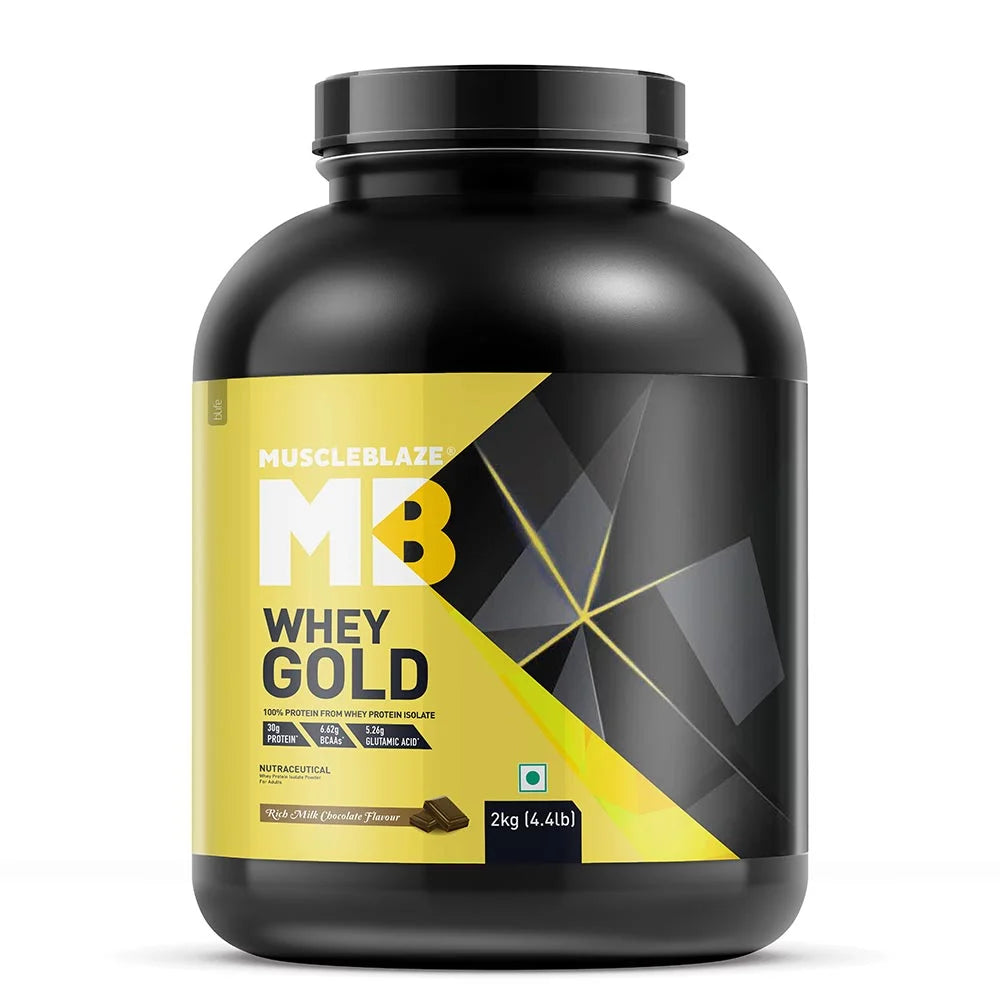 MuscleBlaze Whey Gold Isolate, 2kg