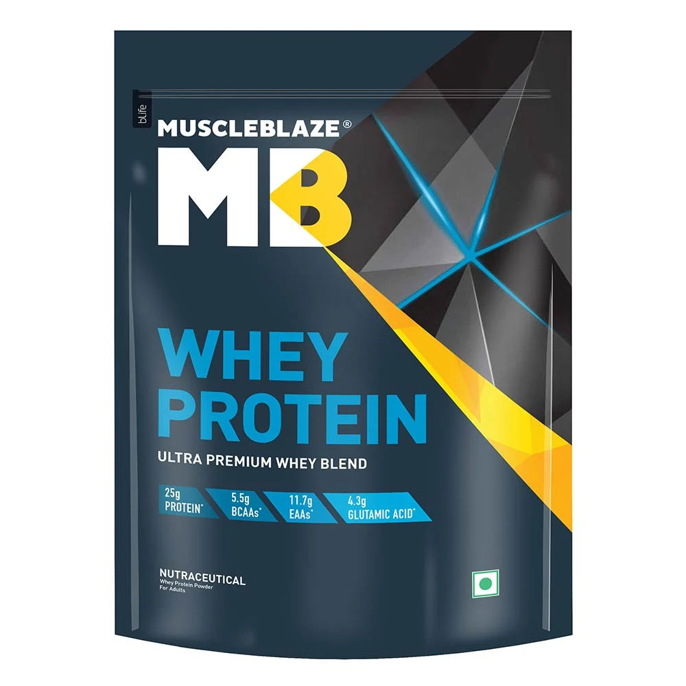 MuscleBlaze Whey Protein, 1kg