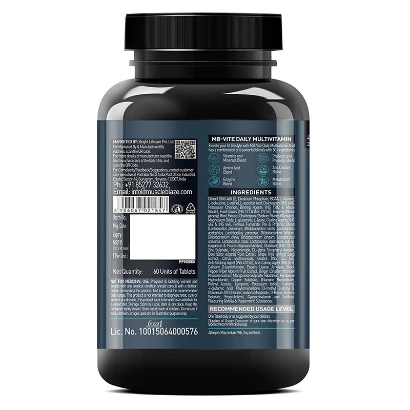 MuscleBlaze Daily Multivitamin
