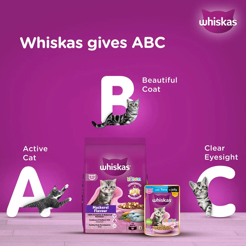 Whiskas Cat Food - Ocean Fish Flavor, 1.2kg