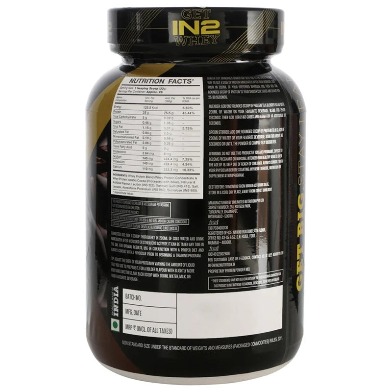 IN2 Whey Protein, 908g