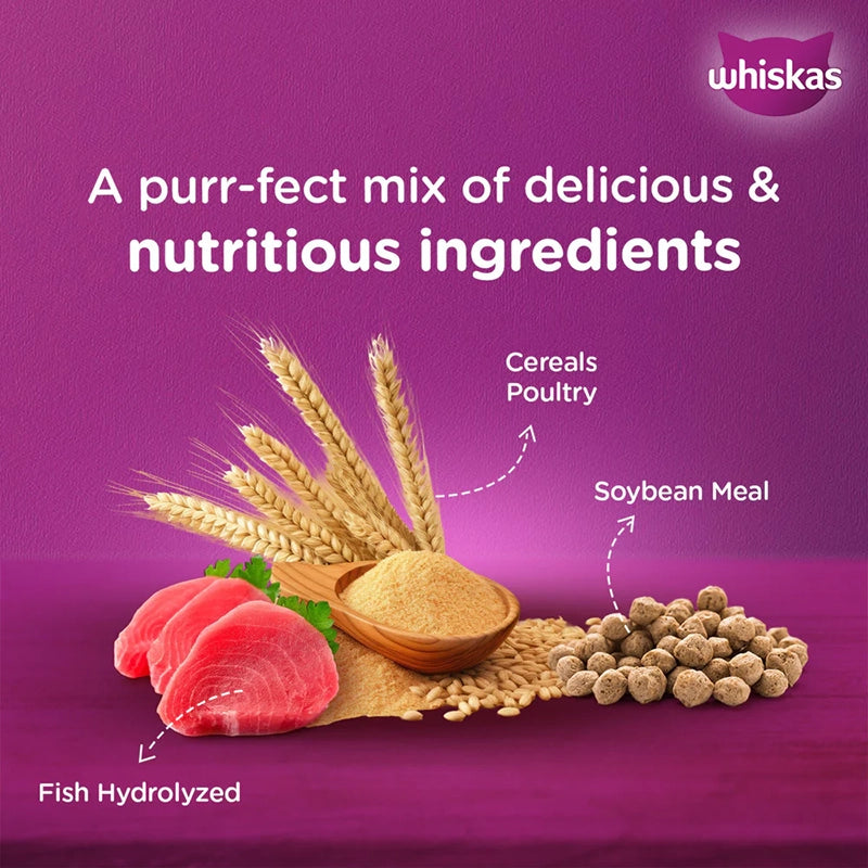 Whiskas Cat Food - Ocean Fish Flavor, 1.2kg