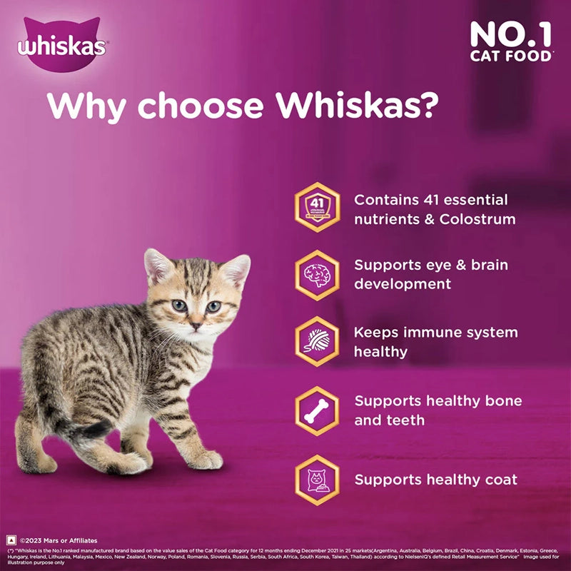 Whiskas Cat Food - Ocean Fish Flavor, 1.2kg