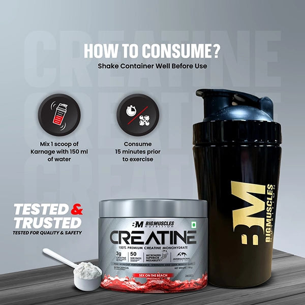 BigMuscles Creatine, 100g