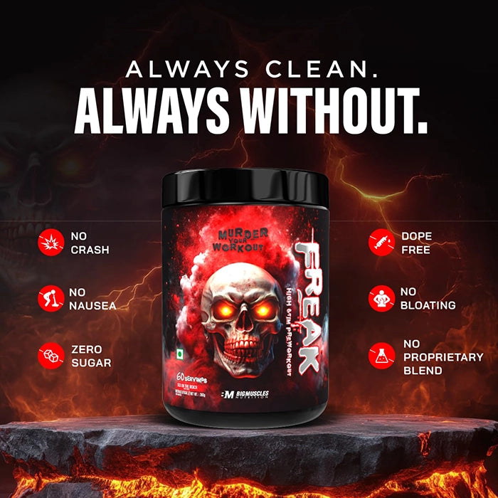 BigMuscles Freak Pre-Workout, 180g