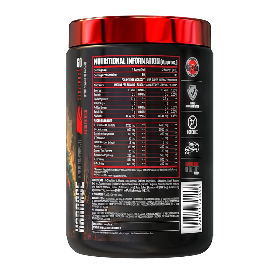 Bigmuscles Karnage Preworkout, 300g