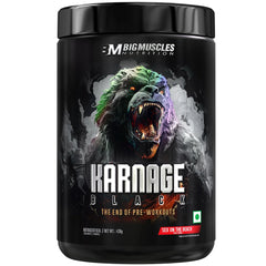 BigMuscles Karnage Black Preworkout, 420g