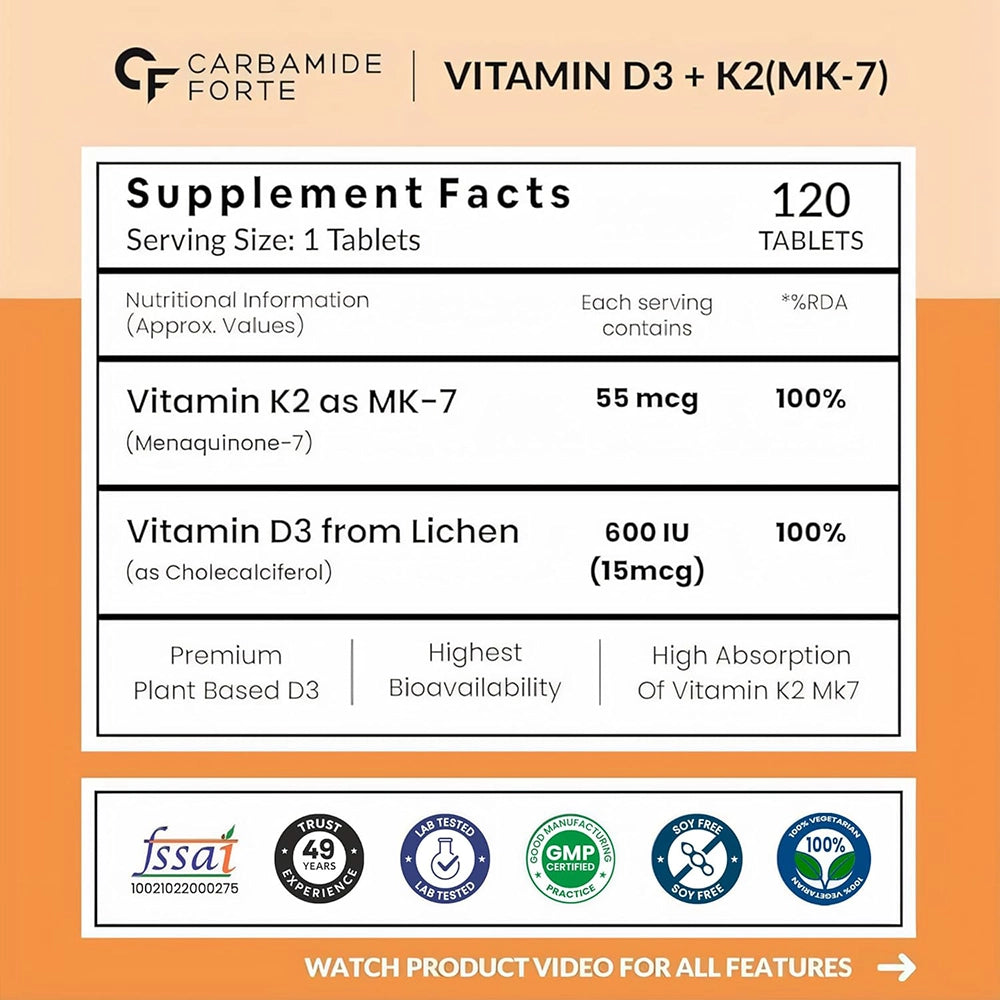 CF Vitamin D3 + K2