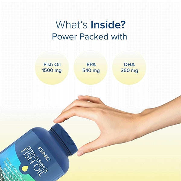 GNC Fish Oil, 60n