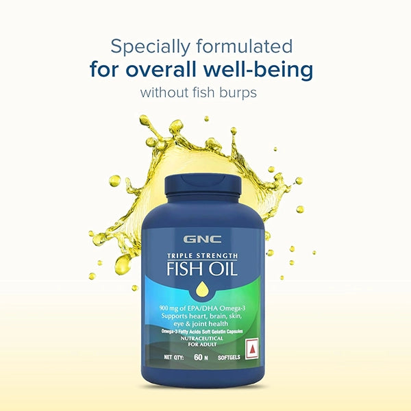 GNC Fish Oil, 60n
