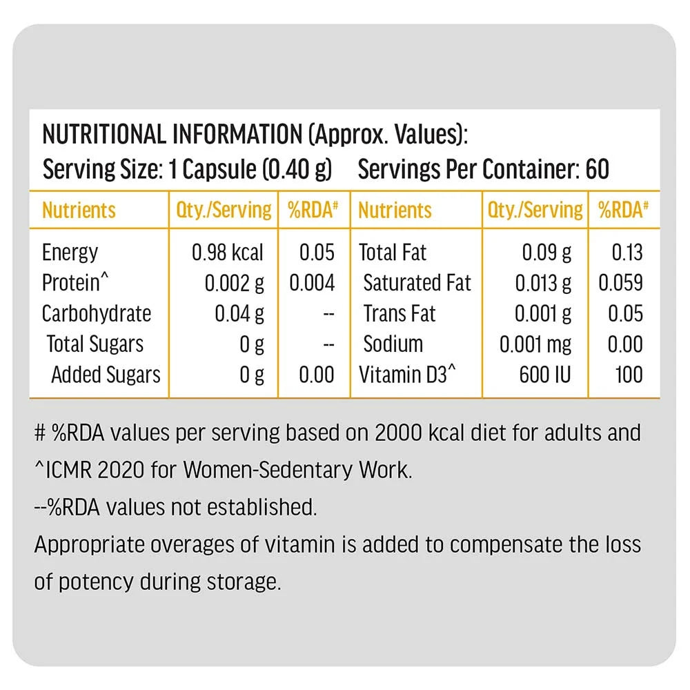 HK Vitals Vitamin D3