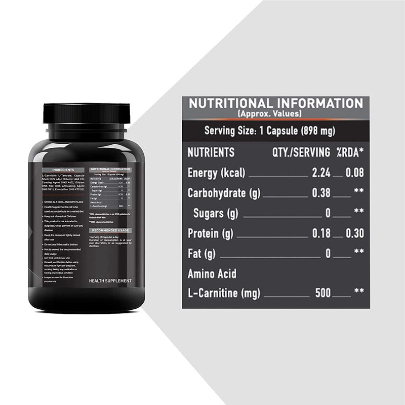 MuscleBlaze L-Carnitine L-Tartrate