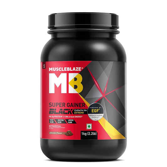 MuscleBlaze Super Gainer Black, 1kg
