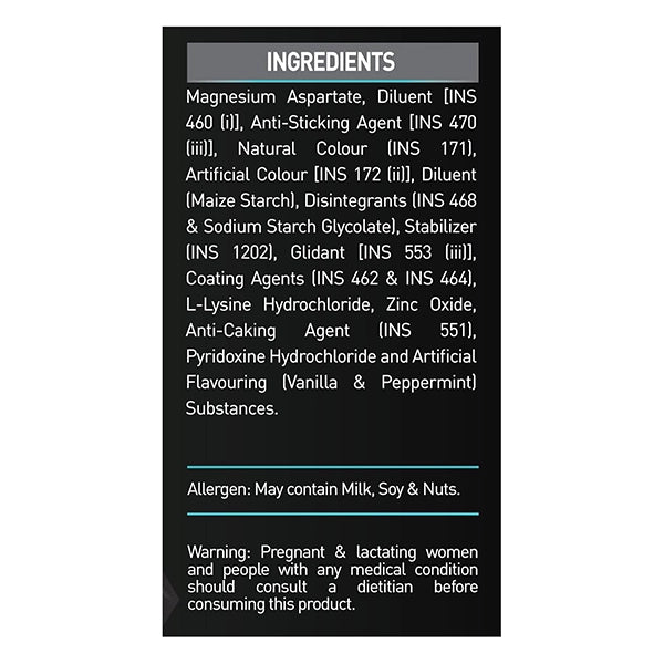 MuscleBlaze ZMA with Zinc, Magnesium & Vit. B6