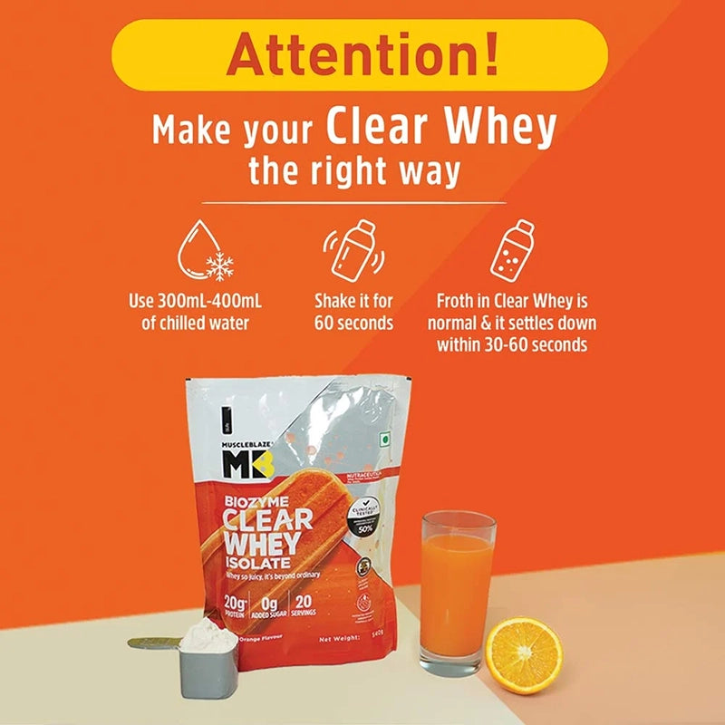 MuscleBlaze Biozyme Clear Whey Isolate