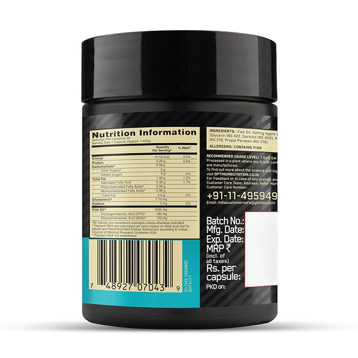 ON Fish Oil, 60n