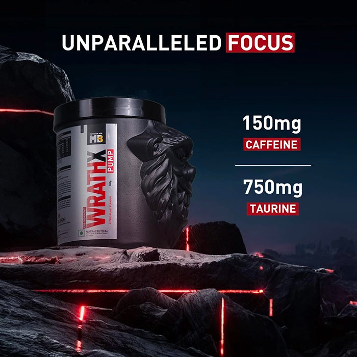 MuscleBlaze Preworkout WrathX Pump, 300g