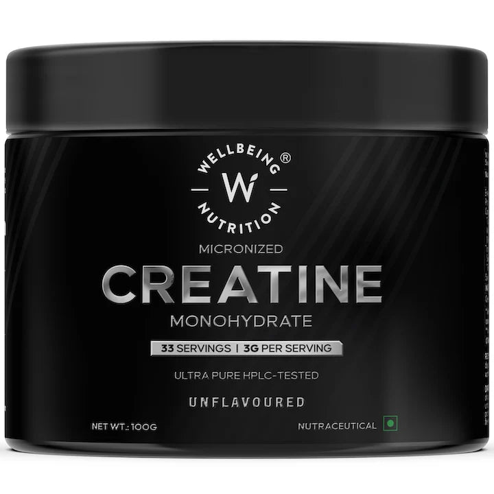 Wellbeing Nutrition Creatine Monohydrate, 100g
