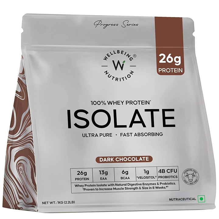 Wellbeing Nutrition Isolate Whey, 1kg