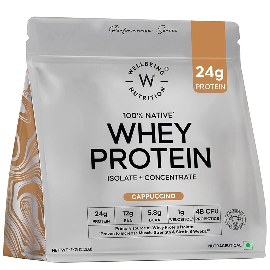 WellbeingNutrition Whey Protein Isolate + Concentrate, 1kg