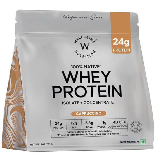 WellbeingNutrition Whey Protein Isolate + Concentrate, 1kg