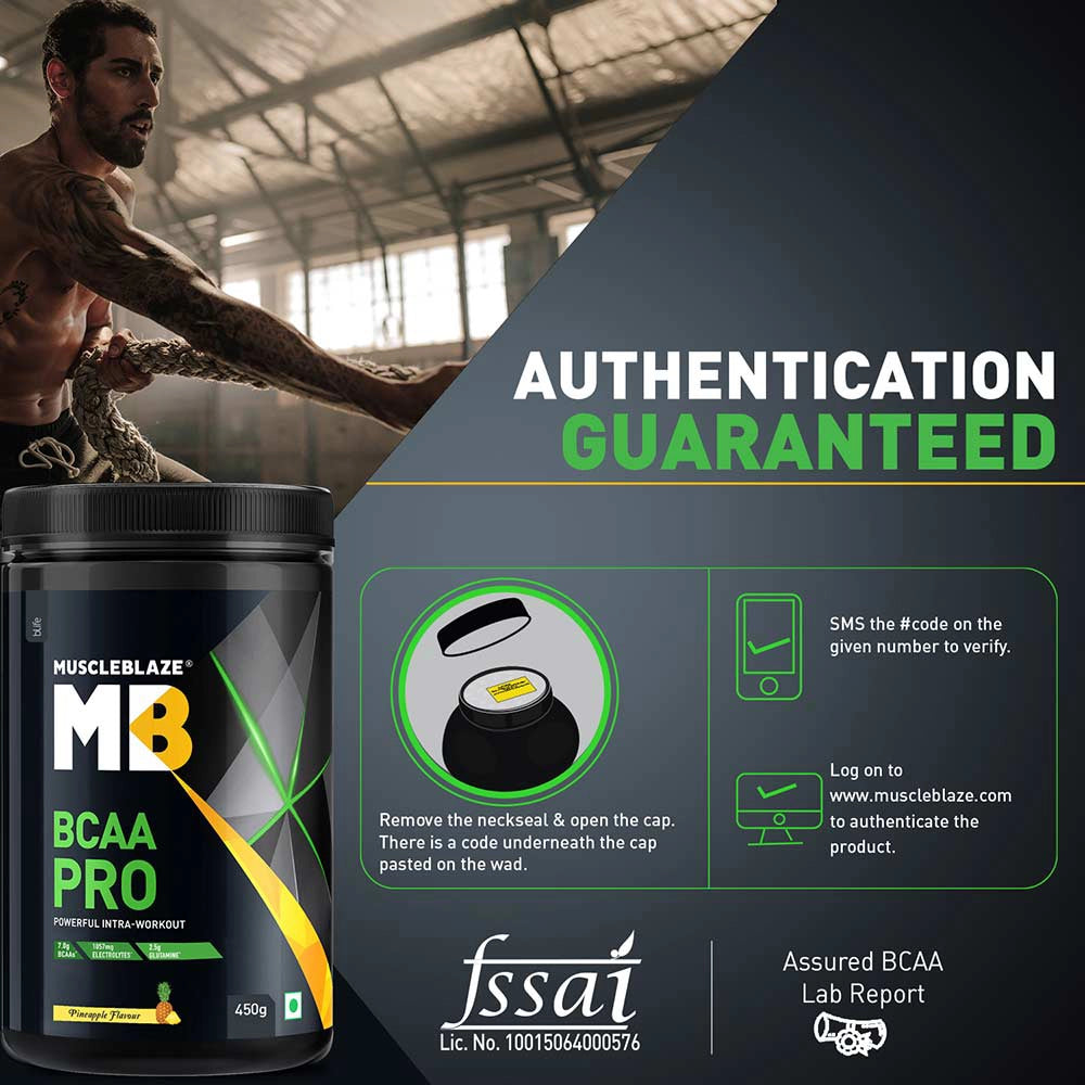 MuscleBlaze BCAA Pro, 450 g