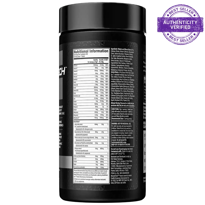 Muscletech Platinum MultiVitamin - 60 Tabs