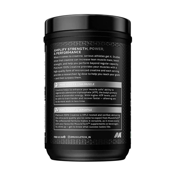 MuscleTech Platinum Creatine, 250g