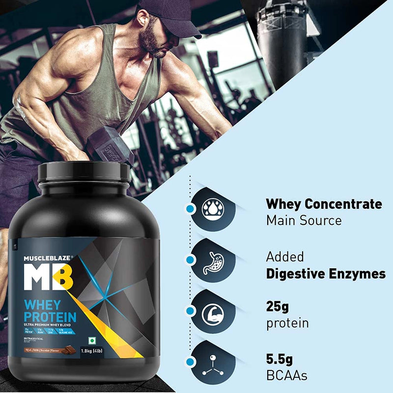MuscleBlaze Whey Protein, 2kg