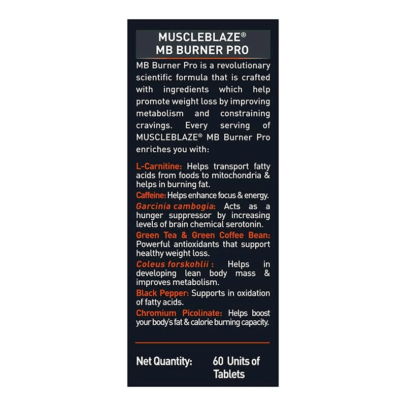 MuscleBlaze MB Fat Burner PRO