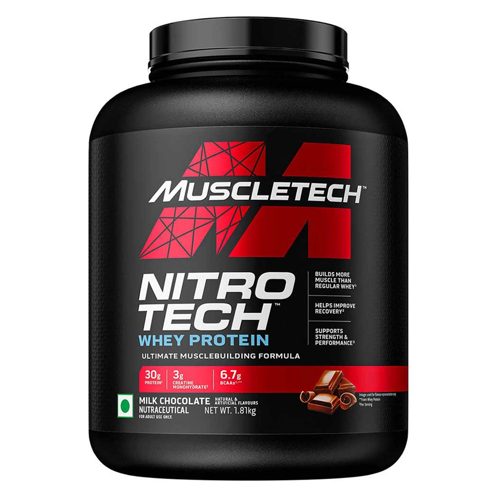 MuscleTech NitroTech Whey Protein, 1.81kg