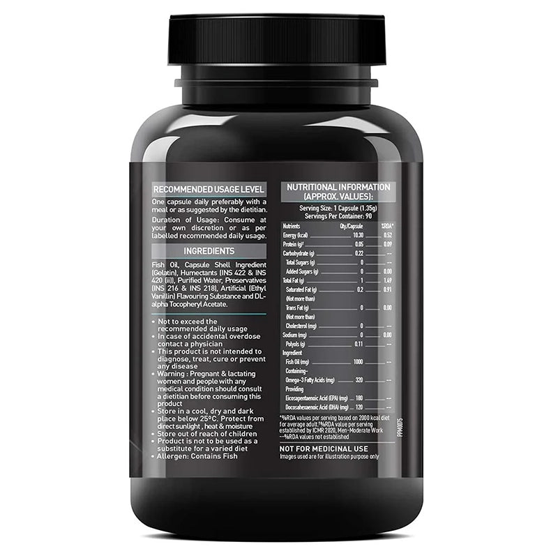 MuscleBlaze Omega3 Fish Oil