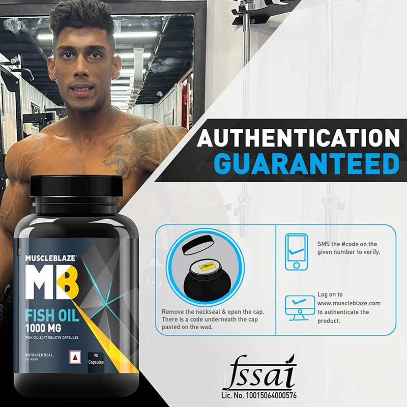 MuscleBlaze Omega3 Fish Oil