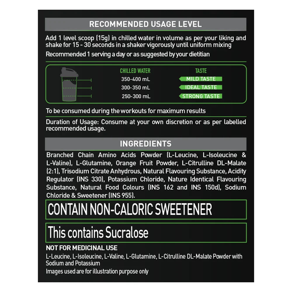 MuscleBlaze BCAA Pro, 240 g
