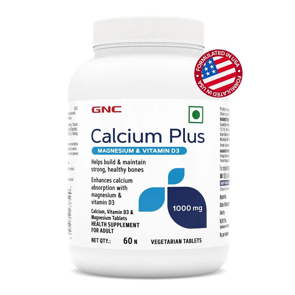 GNC Calcium Plus - Magnesium & Vitamin D3