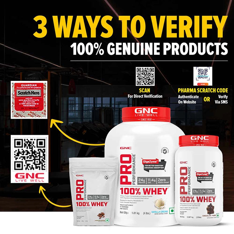 GNC Pro Performance Whey Protein, 1kg