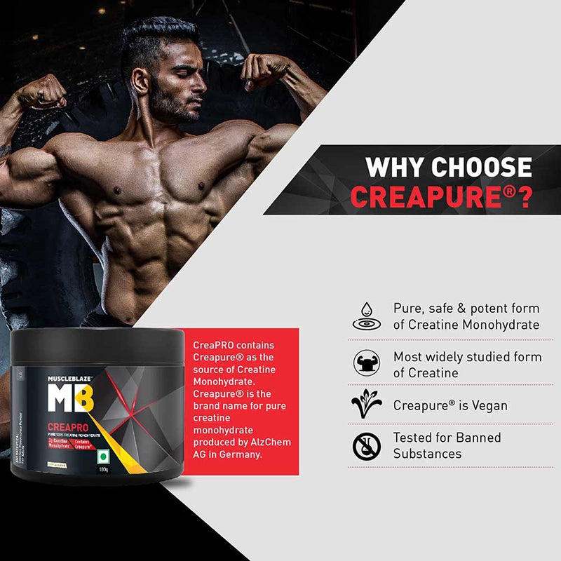 MuscleBlaze CreaPRO Creatine, 100g