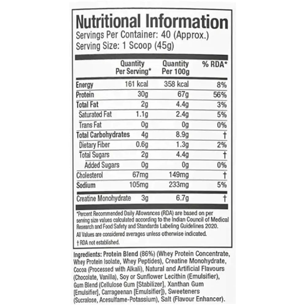 MuscleTech NitroTech Whey Protein, 1.81kg