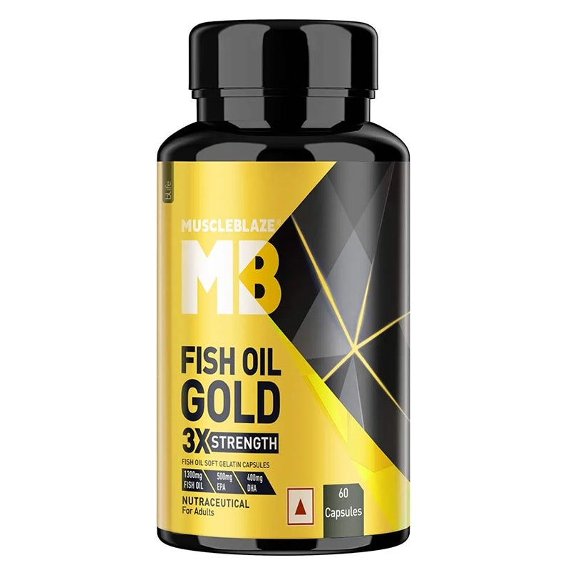 MuscleBlaze Omega 3 Fish Oil Gold