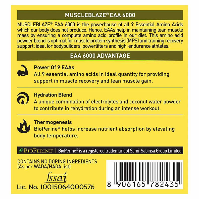 MuscleBlaze EAA 6000, 250g